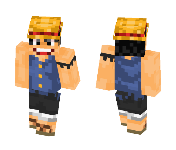 Luffy - One Piece - Male Minecraft Skins - image 1