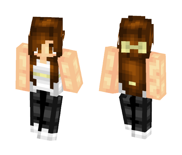 βΙμε Casual Girl ⌈1⌋ - Girl Minecraft Skins - image 1