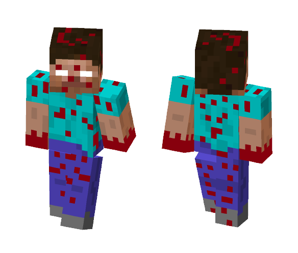 Bloody Herobrine - Herobrine Minecraft Skins - image 1