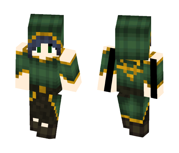 Earth Mage - Female Minecraft Skins - image 1