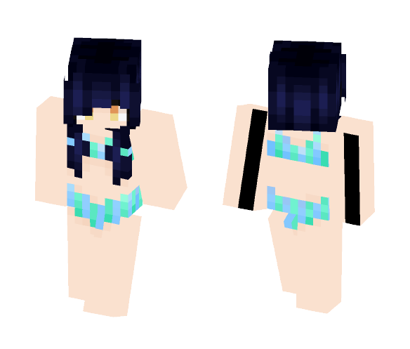 Luna - Love~Love Paradise Swimsuit - Female Minecraft Skins - image 1