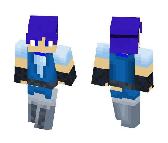 Aqueous Ryujin - Male Minecraft Skins - image 1