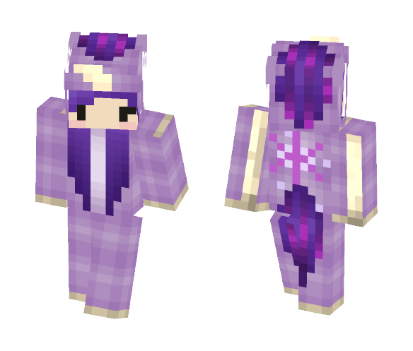 Twilight Sparkle Onesie - Female Minecraft Skins - image 1