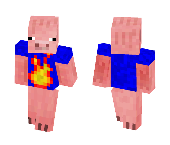 Fire pig - Interchangeable Minecraft Skins - image 1