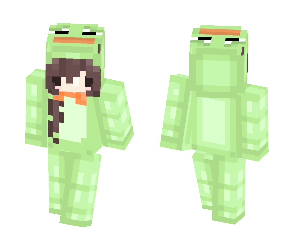 Pepe Chibi Onesie ♡ - Female Minecraft Skins - image 1