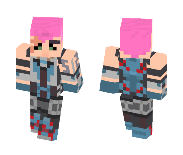 Strong As The Mountain - Zarya - Female Minecraft Skins - image 1