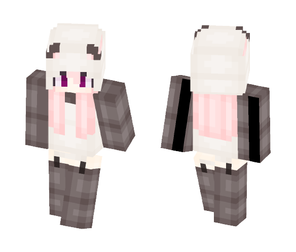 Muna☽ | Kawaii Panda - Kawaii Minecraft Skins - image 1