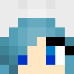 Hoodie and Blue hair - Female Minecraft Skins - image 3