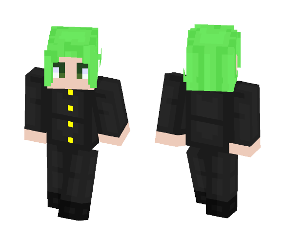 Green Dude (Yandere Simulator) - Male Minecraft Skins - image 1