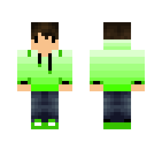 Green boy chibi - Boy Minecraft Skins - image 2