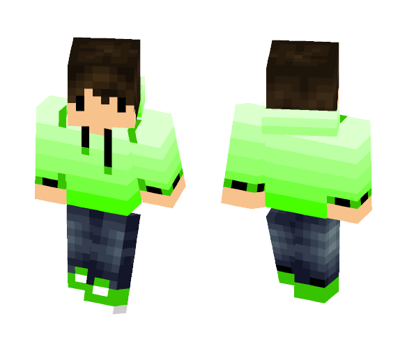 Green boy chibi - Boy Minecraft Skins - image 1