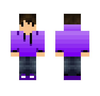 Purple boy chibi - Boy Minecraft Skins - image 2
