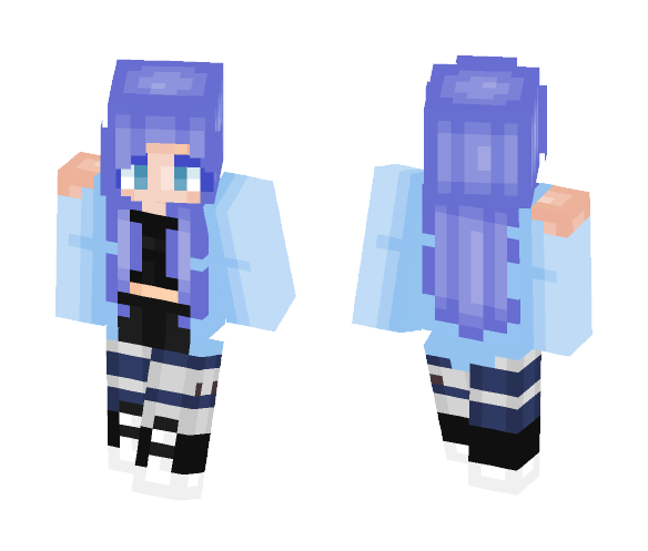 My OC Alex // Skeleton - Female Minecraft Skins - image 1