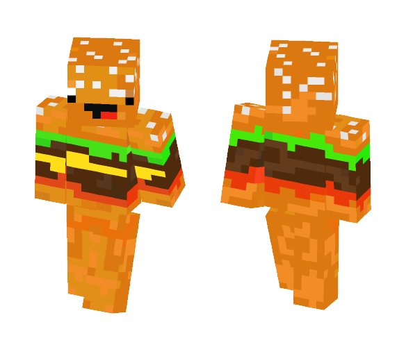 Derp Hamburger - Male Minecraft Skins - image 1
