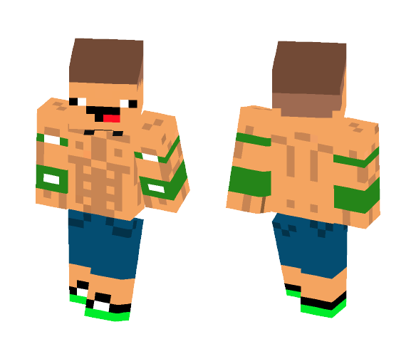Derp Cena - Male Minecraft Skins - image 1