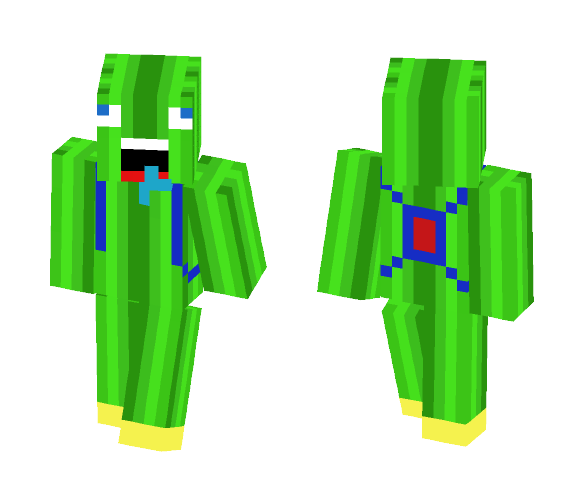 Derp Green - Male Minecraft Skins - image 1