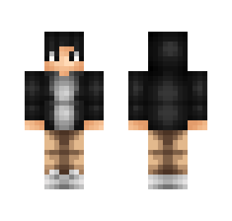 Black Hoodie - Male Minecraft Skins - image 2