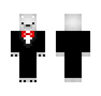 Polar Bear with Bow tie - Male Minecraft Skins - image 2
