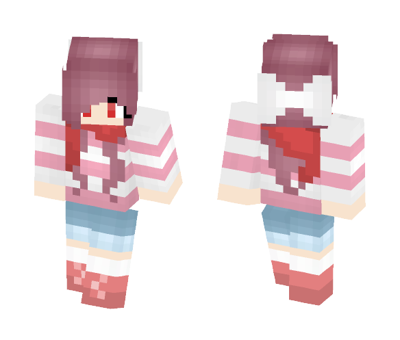 Yuki with scarf - Female Minecraft Skins - image 1