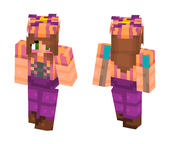 FNAF World - Dee Dee - Female Minecraft Skins - image 1