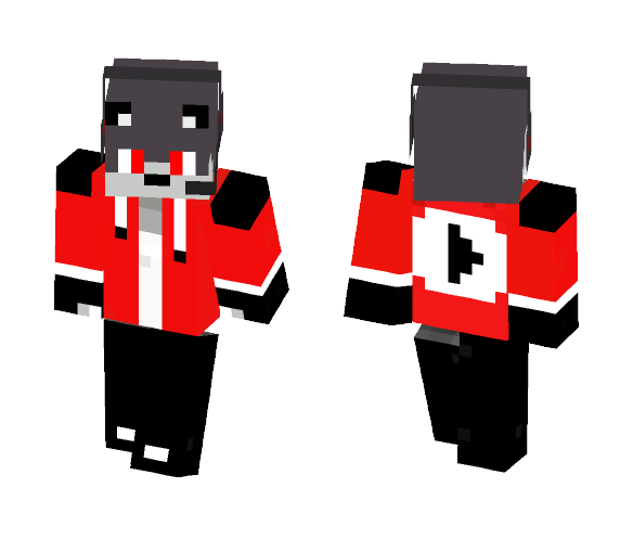 Wolf Youtuber - Male Minecraft Skins - image 1