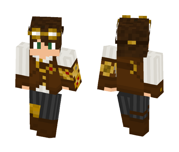 Steampunk design by Mioxa - Male Minecraft Skins - image 1