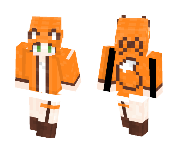 My own idea of a fox girl - Girl Minecraft Skins - image 1