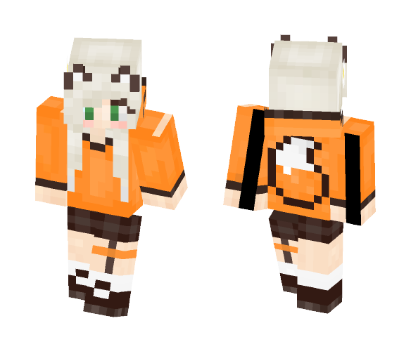 Fox girl hoodie by Mioxa - Girl Minecraft Skins - image 1