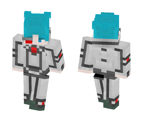 Pastel Cyborg - Male Minecraft Skins - image 1