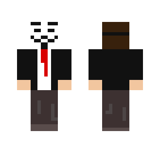 Cool Anonymous Skin - Male Minecraft Skins - image 2