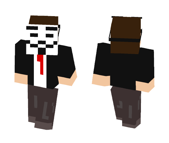 Cool Anonymous Skin - Male Minecraft Skins - image 1