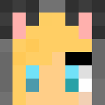 Blonde Girl In Cat Onesie - Cat Minecraft Skins - image 3