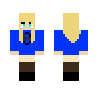blue sweatshirt pony club - Female Minecraft Skins - image 2
