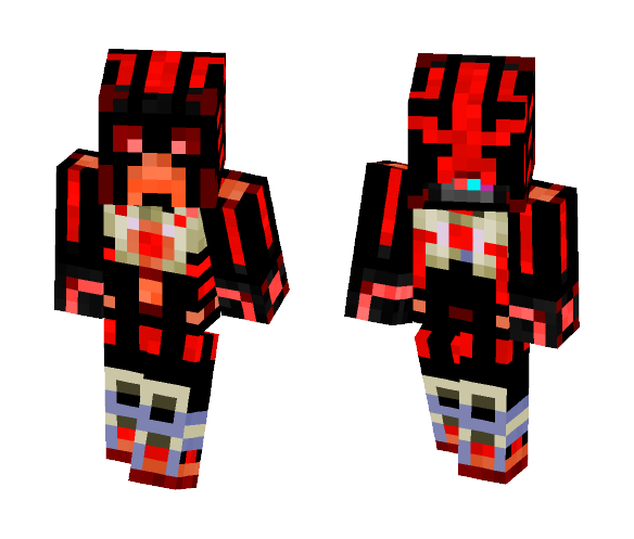 robot lava creaper - Male Minecraft Skins - image 1