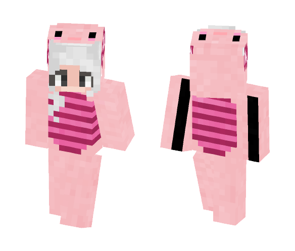 Piglet Onesie - Female Minecraft Skins - image 1