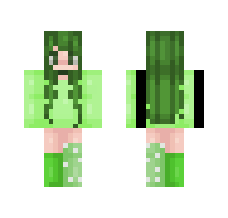Green Is Not A Creative Color. - Female Minecraft Skins - image 2