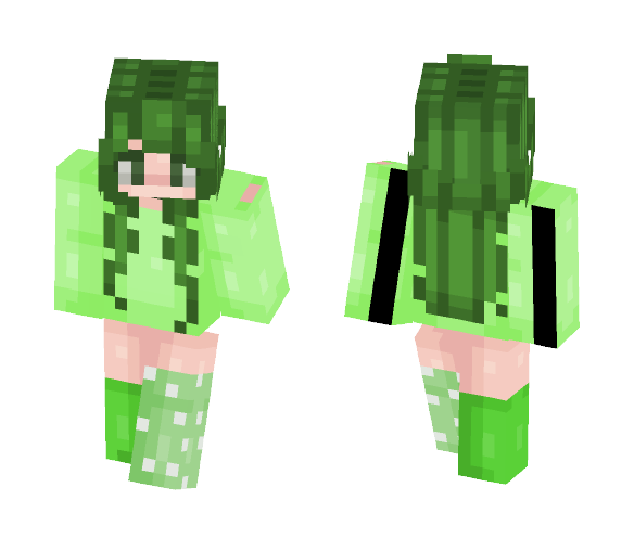 Green Is Not A Creative Color. - Female Minecraft Skins - image 1