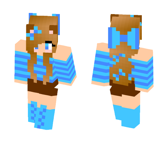 Bear girl - Girl Minecraft Skins - image 1