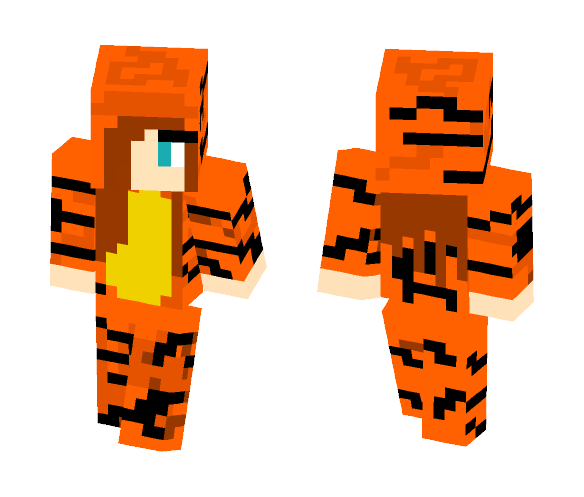 Tiger Girl - Girl Minecraft Skins - image 1