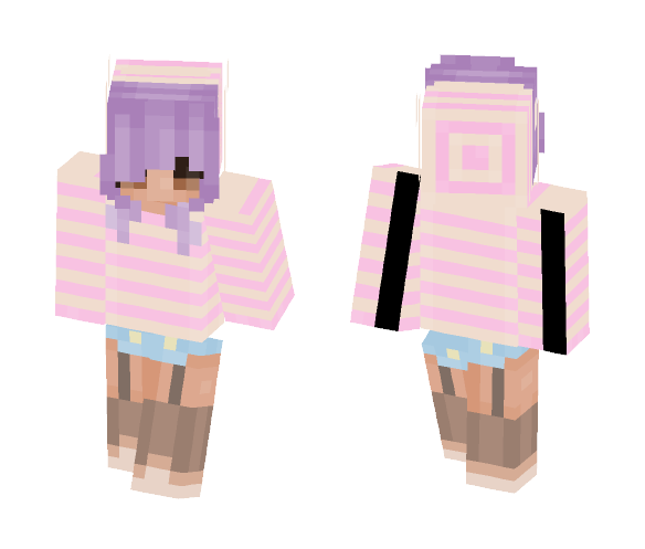 Luna~ Adorable demon jacet - Female Minecraft Skins - image 1