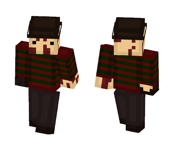 ANOES Freddy Kreuger (cubic) - Male Minecraft Skins - image 1