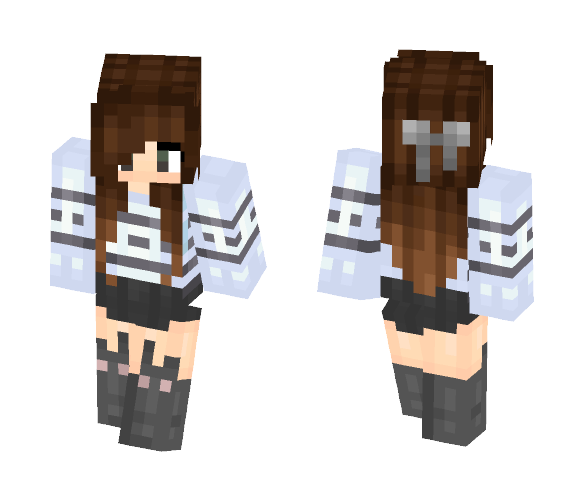 cute teen girl - Cute Girls Minecraft Skins - image 1
