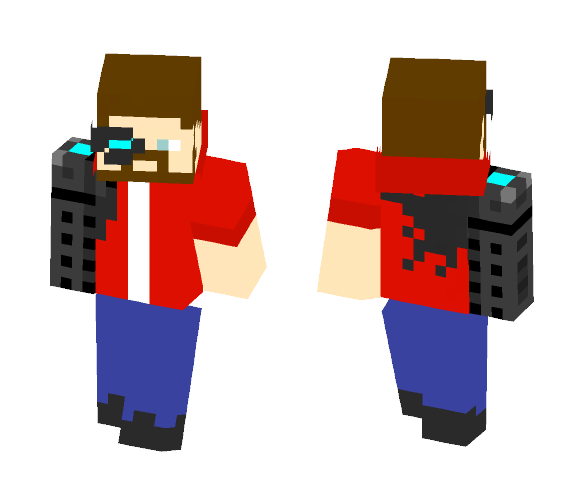 Cyborg Guy - Male Minecraft Skins - image 1