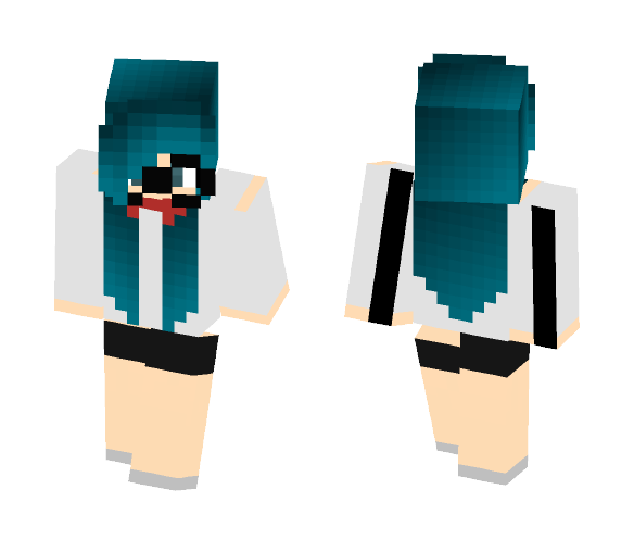 Nerdy Type - Female Minecraft Skins - image 1