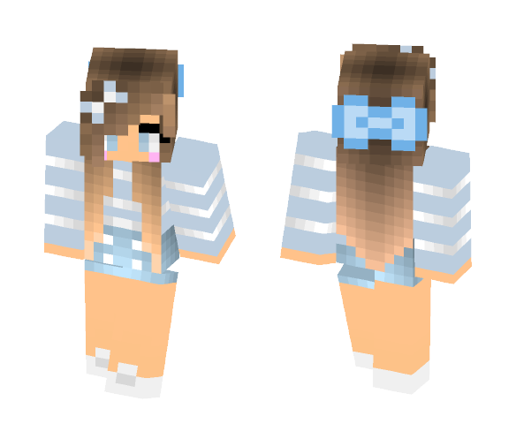 Cute Sweater Girl - Cute Girls Minecraft Skins - image 1