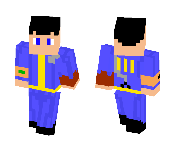 Lone Wanderer Fallout 4 - Male Minecraft Skins - image 1