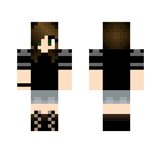 Me Wearing a Black Shirt. - Female Minecraft Skins - image 2