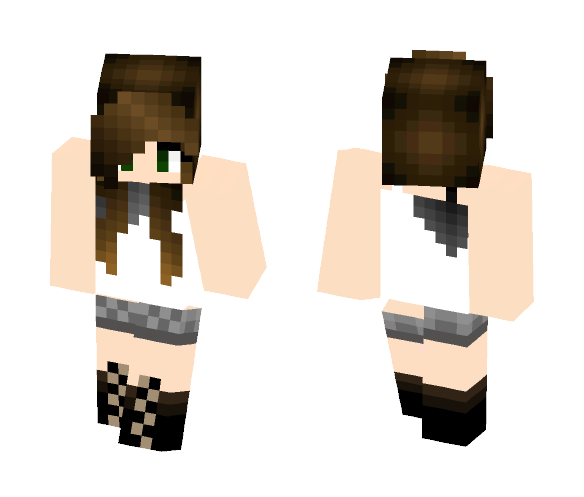 Tank Top Girl - Girl Minecraft Skins - image 1