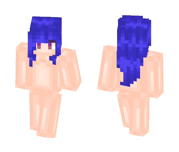 Blue Hair Base - Female Minecraft Skins - image 1