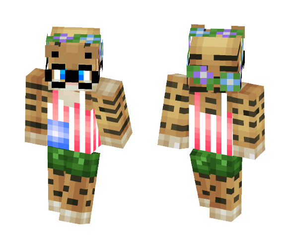 Summer Tiger - Male Minecraft Skins - image 1